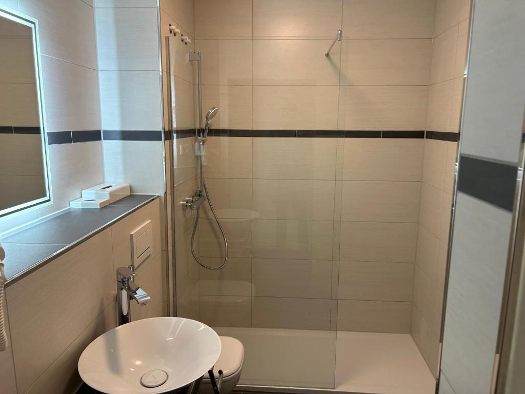 Koupelna v ubytování Schlosshotel Weilburg