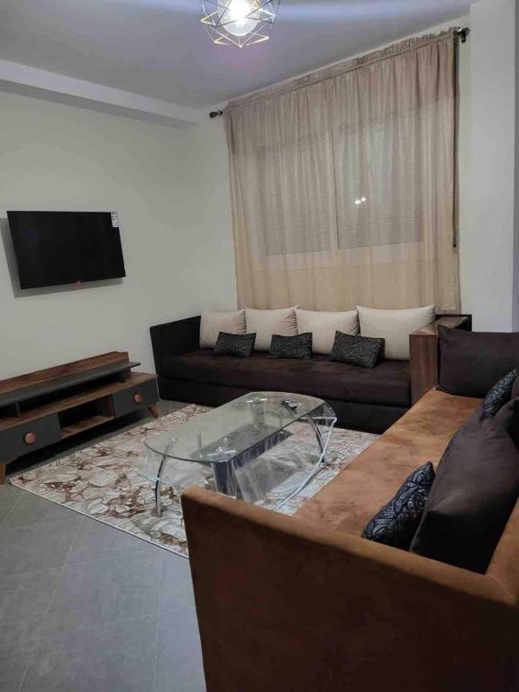 TV a/nebo společenská místnost v ubytování Location meublée Martil