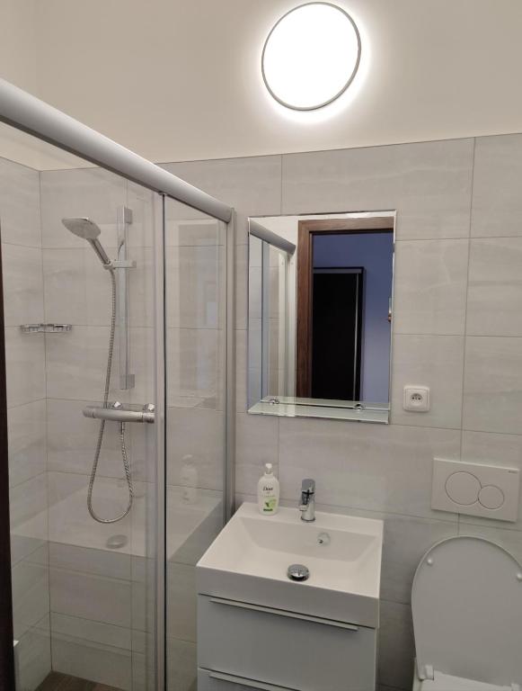Koupelna v ubytování Minihotel Vitex