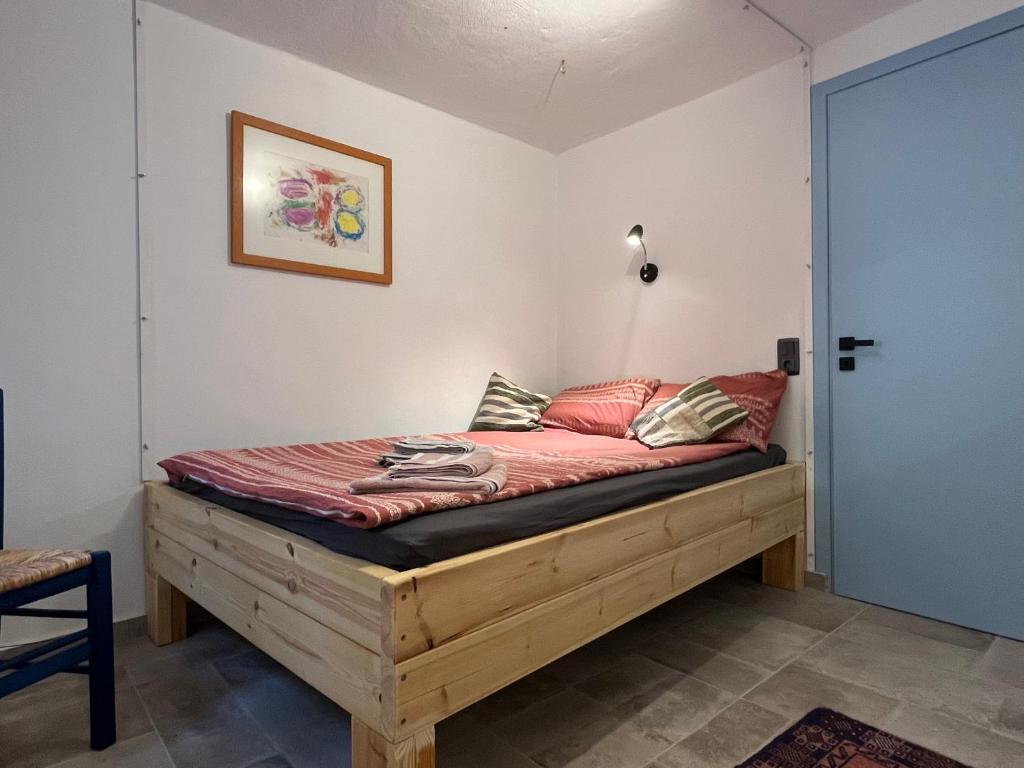 Postel nebo postele na pokoji v ubytování Ferienhaus Asterousia