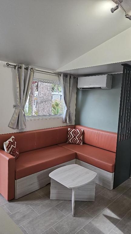 Posezení v ubytování Mobil home les sables d'or
