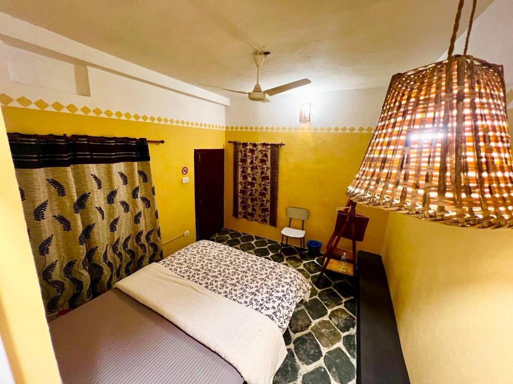 Postel nebo postele na pokoji v ubytování Paris Guest House