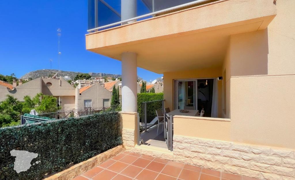 Balkón nebo terasa v ubytování CostaBlancaDreams La Luna in Calpe