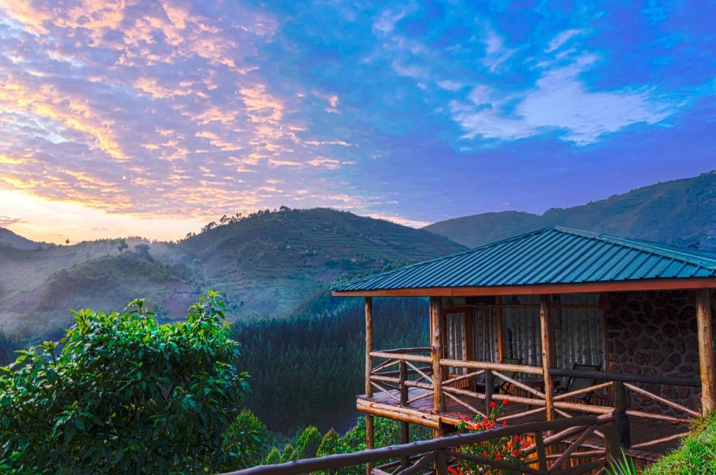 Midrange lodge accommodation near Rushaga Bwindi