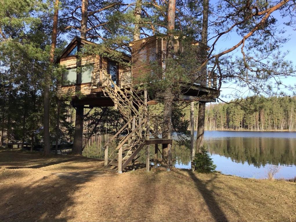 Beachfront · Private Beach Treehouse Čiekurs - Housity