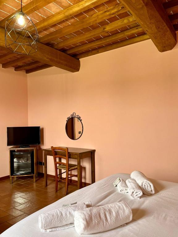 TV a/nebo společenská místnost v ubytování Sibolla Holidays