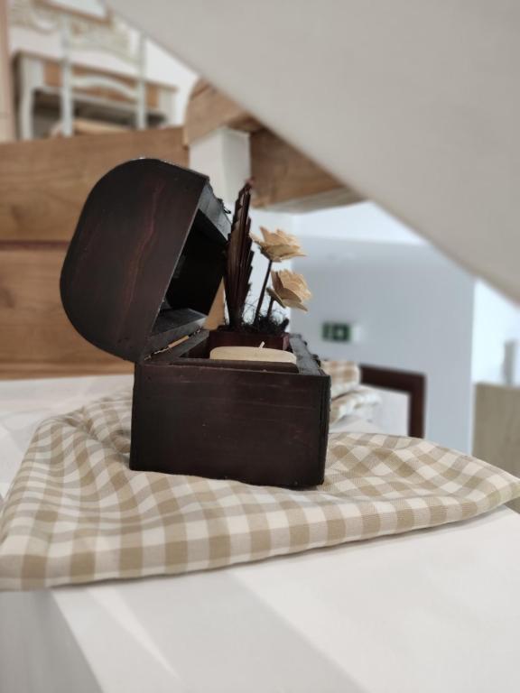 Postel nebo postele na pokoji v ubytování Green House Skiathos