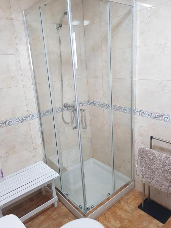 Koupelna v ubytování Casa Roseta