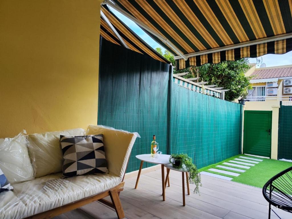 Posezení v ubytování Duplex Sonemar Pool