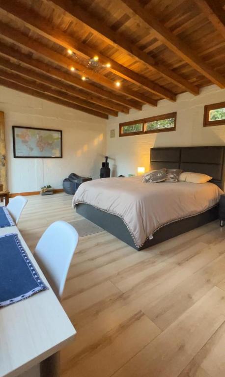 Postel nebo postele na pokoji v ubytování Nativo House