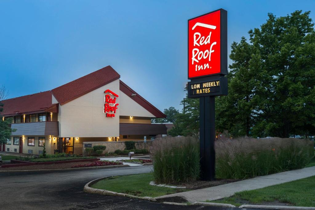 Certifikát, hodnocení, plakát nebo jiný dokument vystavený v ubytování Red Roof Inn Chicago - Joliet