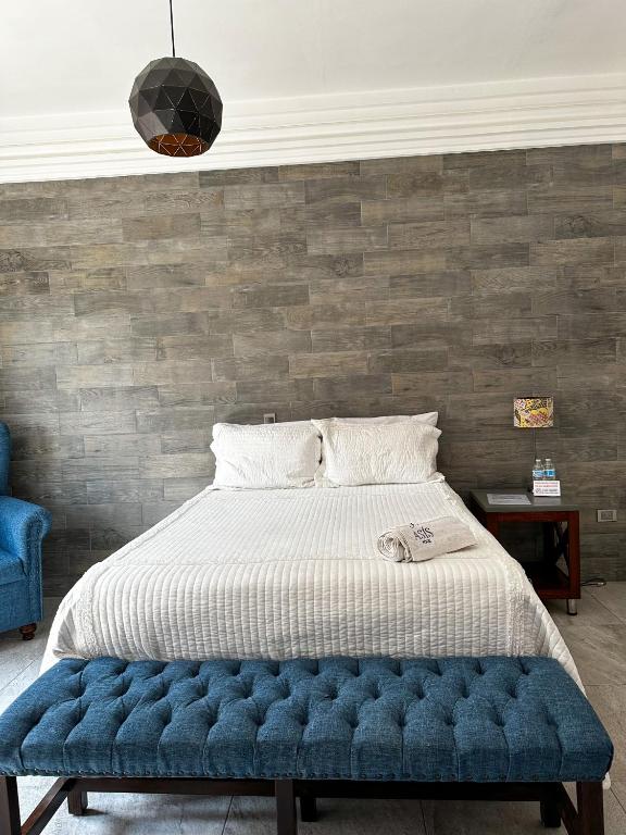 Postel nebo postele na pokoji v ubytování Hotel Asís
