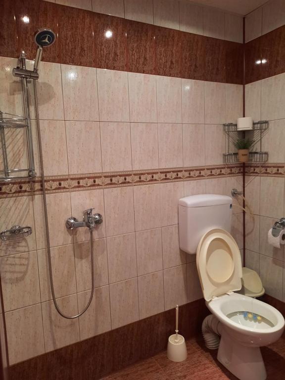 Koupelna v ubytování Guest House Lazar Raykov