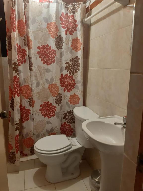 Vannituba majutusasutuses Hostal Ayllu