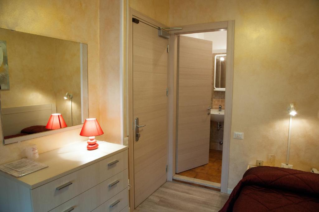 Koupelna v ubytování Antico Albergo