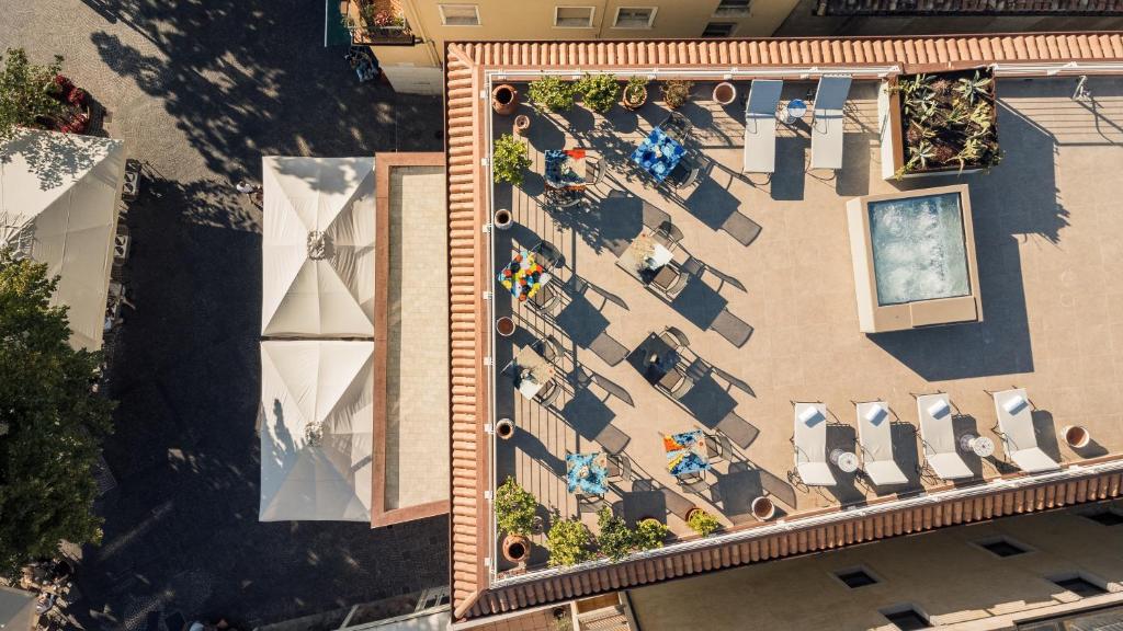 Pohľad z vtáčej perspektívy na ubytovanie Hotel Giardinetto