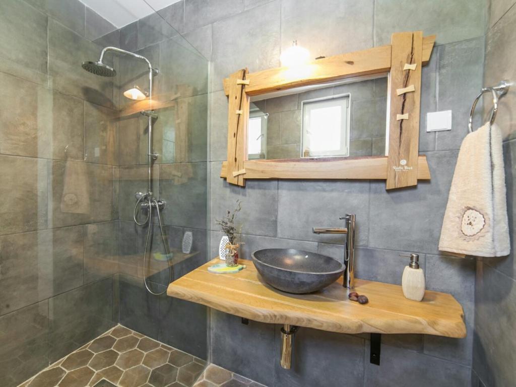 Koupelna v ubytování Guest House Amfora