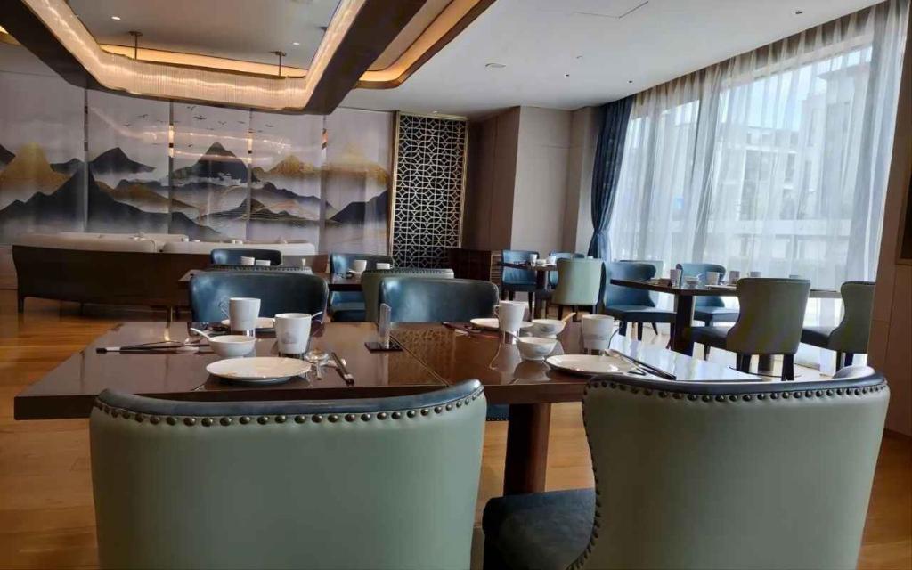 Posezení v ubytování JingLai Bushe Hotel Bund Nanjing West Road Shanghai