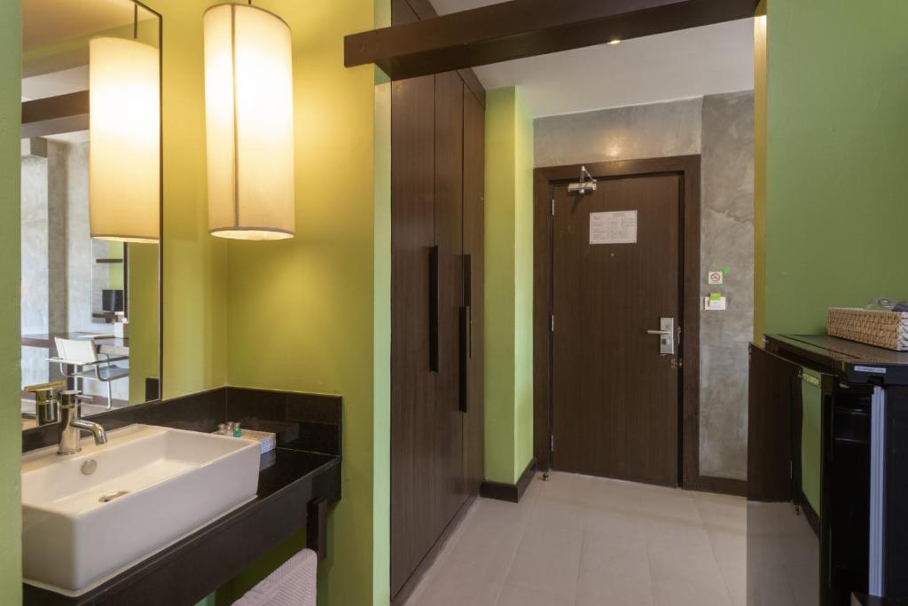 Koupelna v ubytování Silathip Huahin Serviced Apartment & Hotel