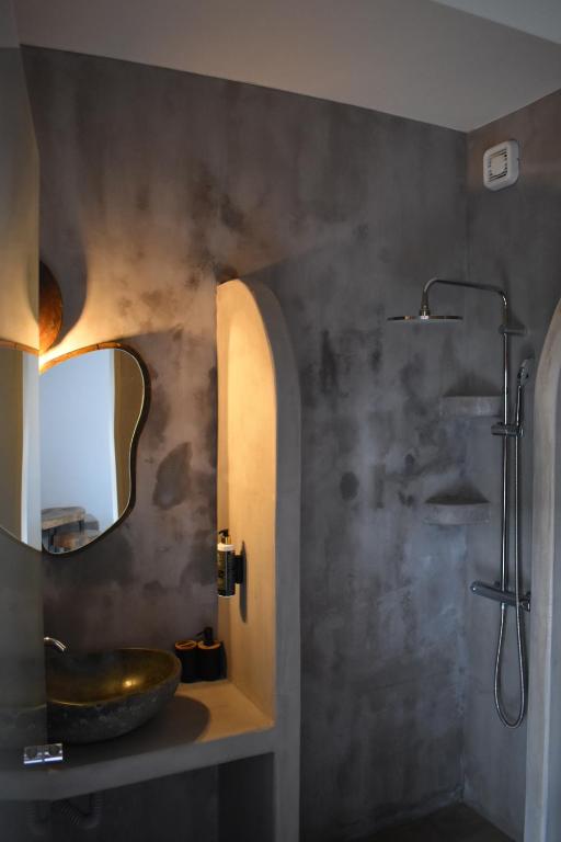 Koupelna v ubytování Èlia Luxury Rooms