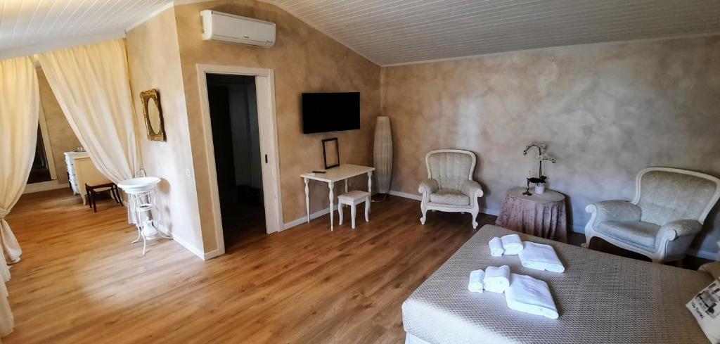 Posezení v ubytování B&B Villa Fiorini