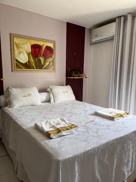 Postel nebo postele na pokoji v ubytování Flat JK 103