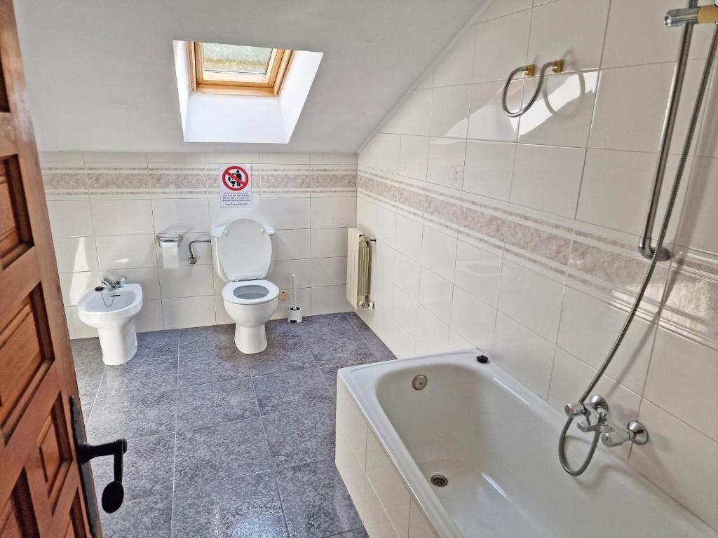 Kúpeľňa v ubytovaní Villa Rural Cantabria