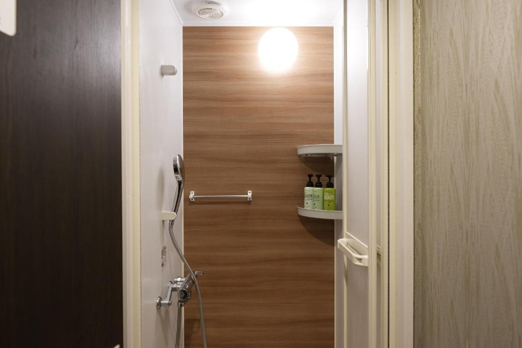 Koupelna v ubytování Hotel Tomariya Ueno