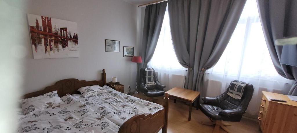 Postel nebo postele na pokoji v ubytování Skeppsgården B&B