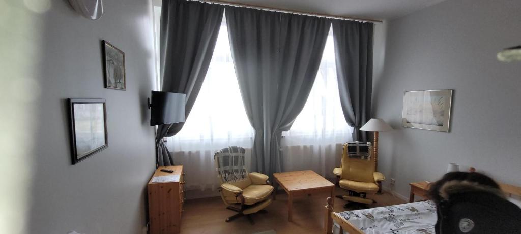 Postel nebo postele na pokoji v ubytování Skeppsgården B&B