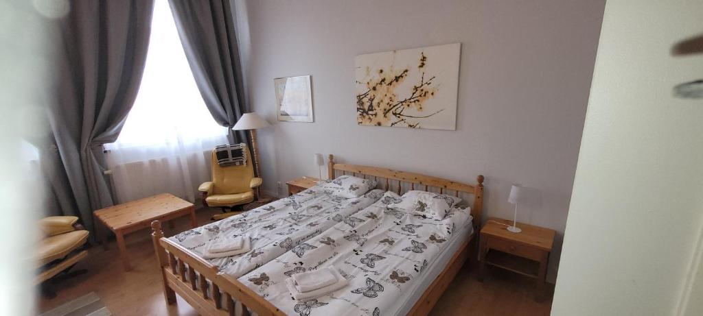 Postel nebo postele na pokoji v ubytování Skeppsgården B&B