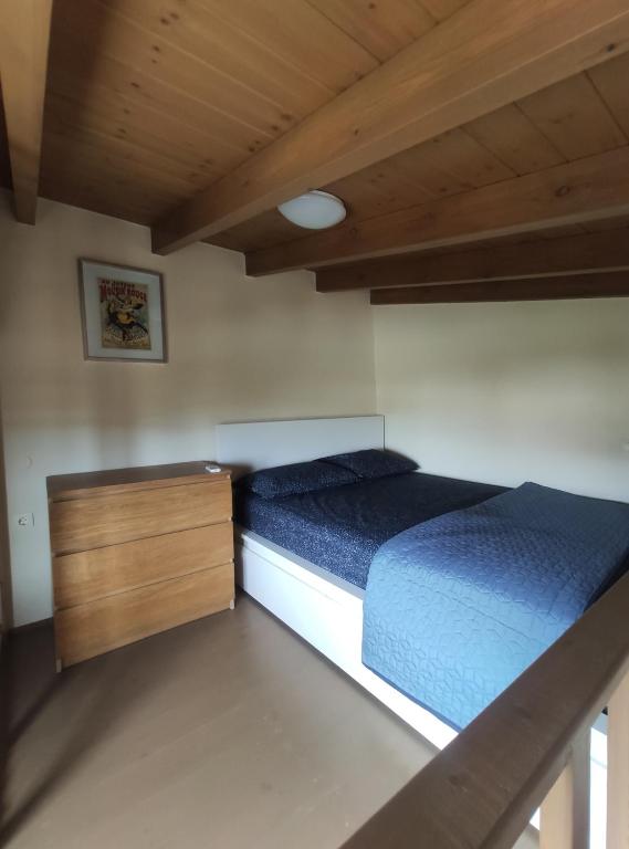 Postel nebo postele na pokoji v ubytování Angelos