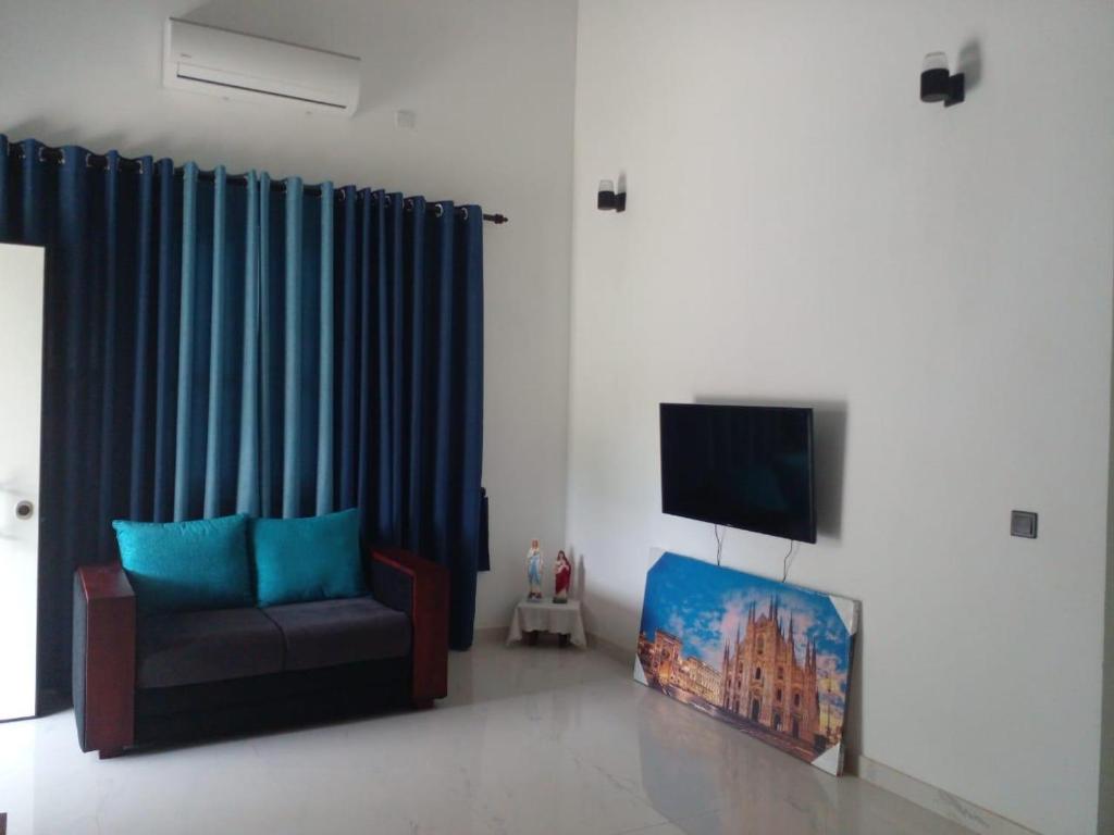 TV a/nebo společenská místnost v ubytování Villa Dario