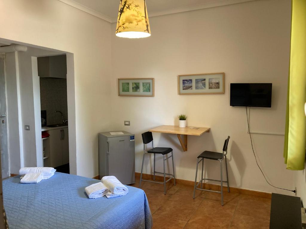 Postel nebo postele na pokoji v ubytování Villa Scilla e Cariddi