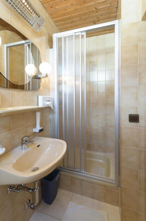 Koupelna v ubytování Hotel Tautermann