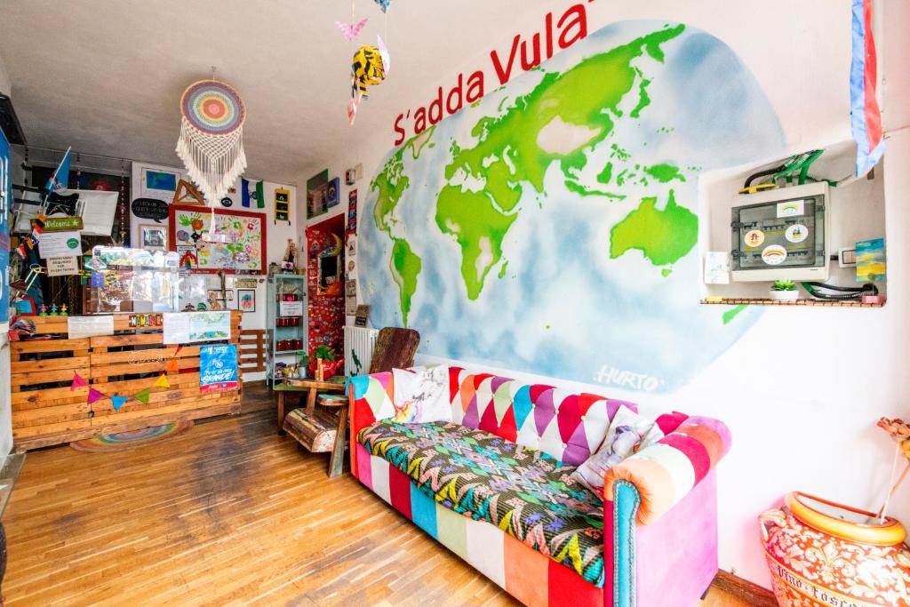Posezení v ubytování Eco hostel floreale