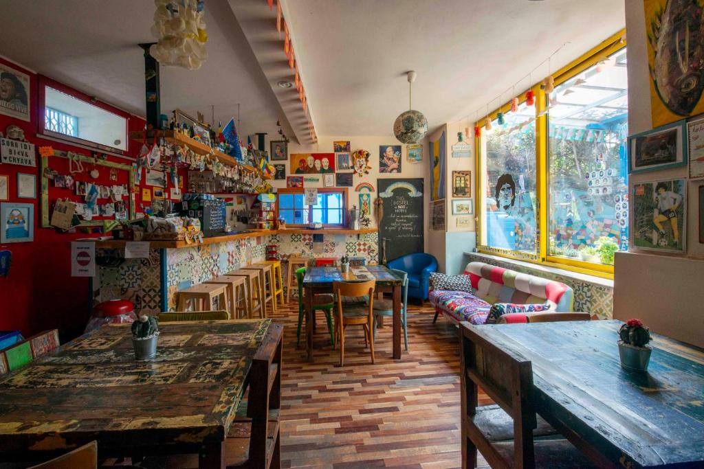 Posezení v ubytování Eco hostel floreale
