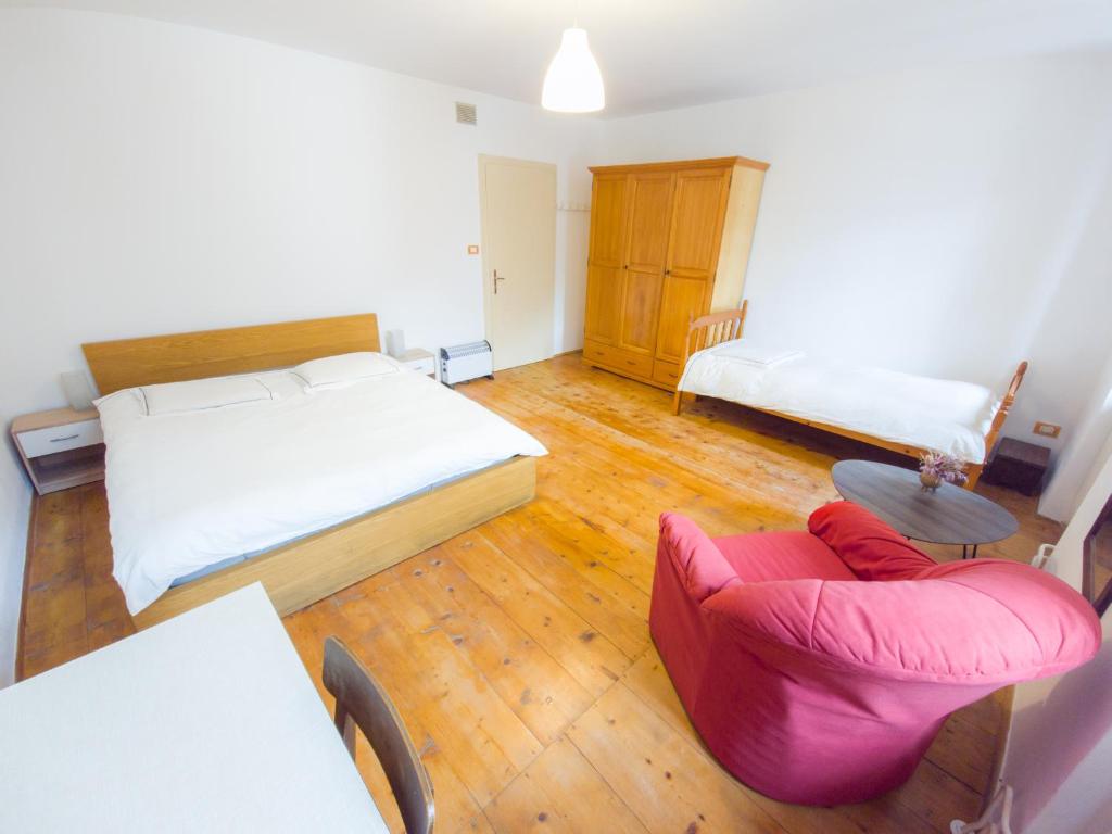 Voodi või voodid majutusasutuse Apartma Florent toas
