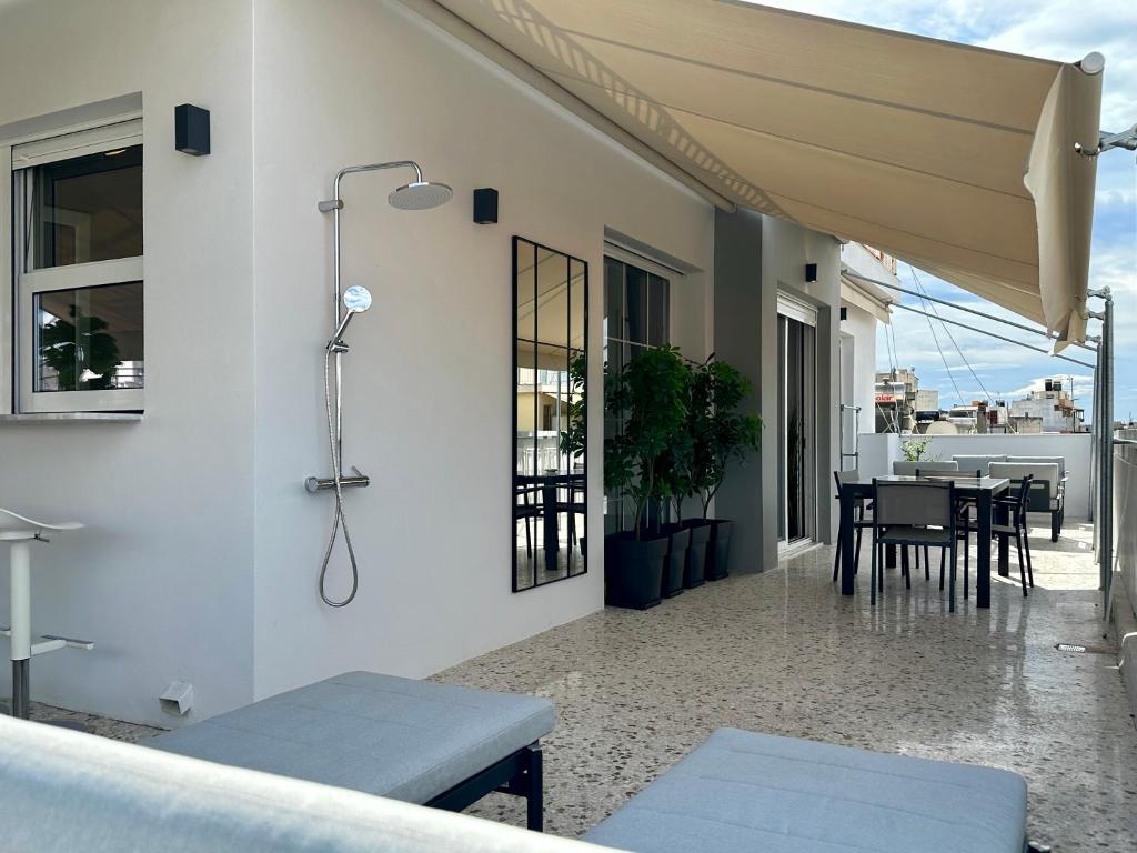 Balkón nebo terasa v ubytování R1 Blue Paradise Private Terrace Jacuzzi