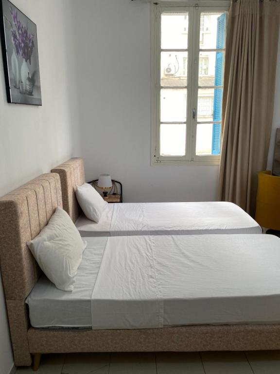 Postel nebo postele na pokoji v ubytování Lafayette Private 2-Bedroom Apartment