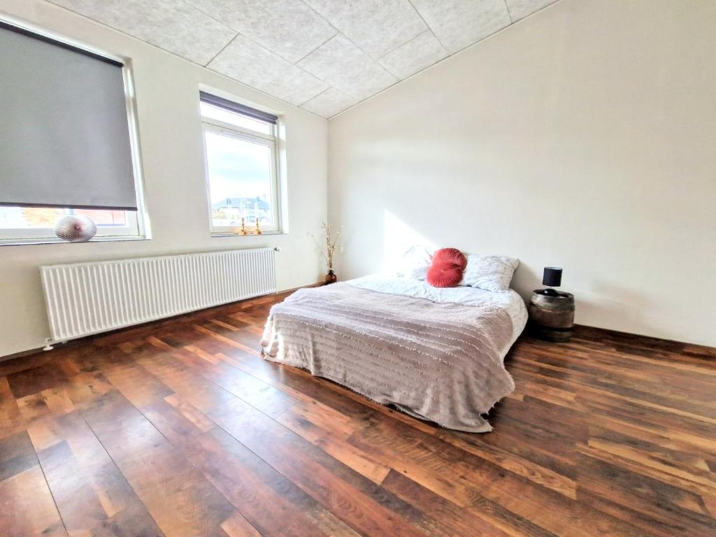 Letto o letti in una camera di Haus Fabjerg