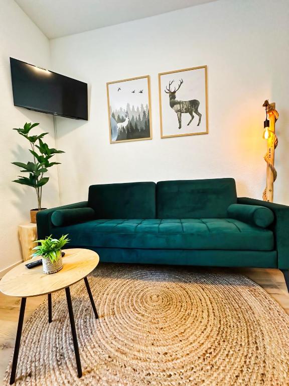 Posezení v ubytování Apartment Schwarzwaldgeflüster