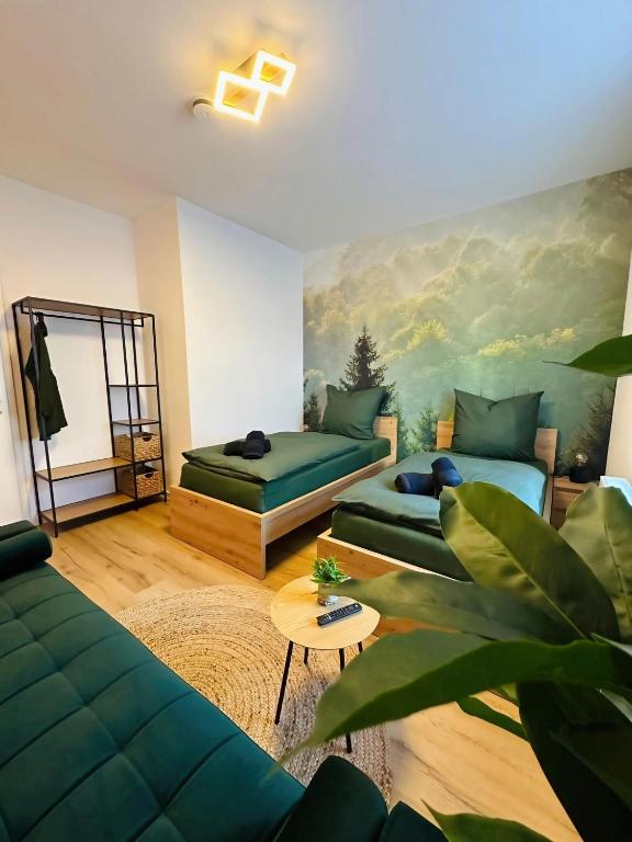 Posezení v ubytování Apartment Schwarzwaldgeflüster