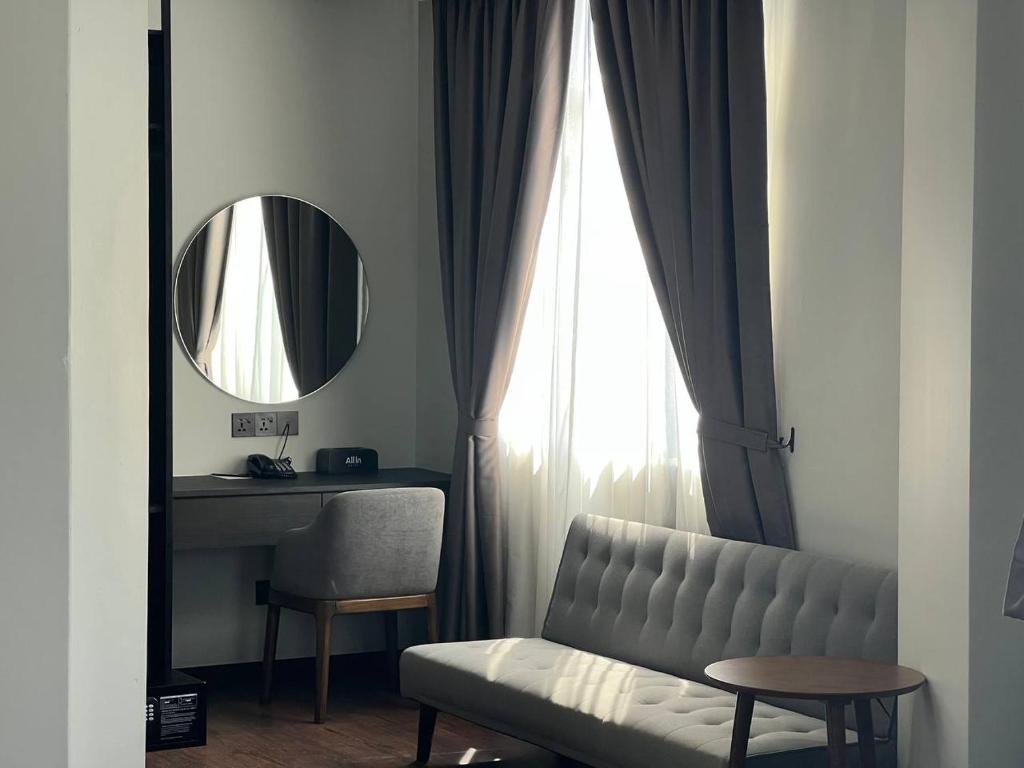Posezení v ubytování ALL IN HOTEL