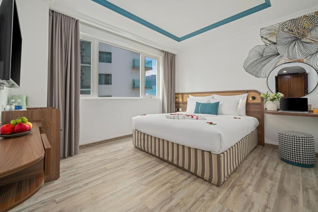Phòng Deluxe Giường Đôi/2 Giường Đơn Nhìn Ra Góc Biển