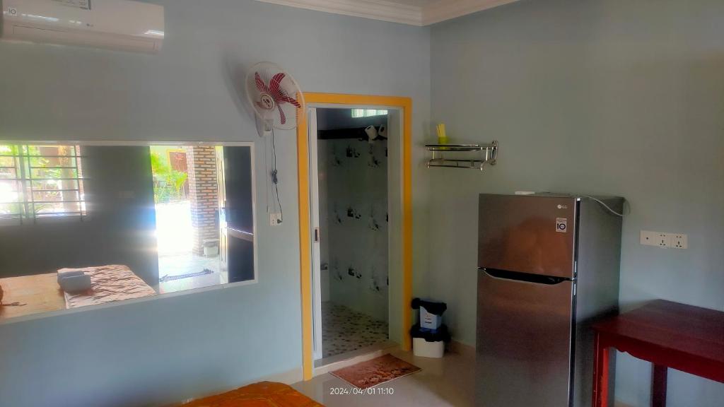 Kuchyň nebo kuchyňský kout v ubytování Mabuhay Guesthouse Kampot