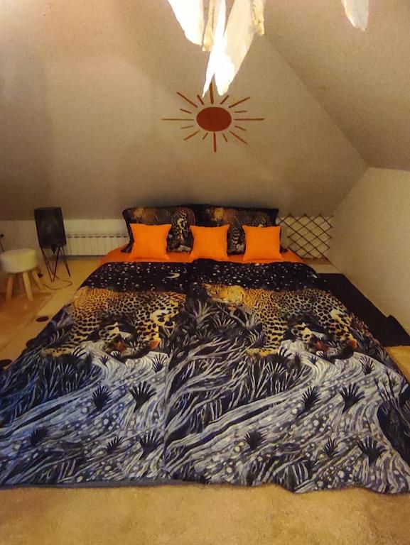 Łóżko lub łóżka w pokoju w obiekcie Pension Relax