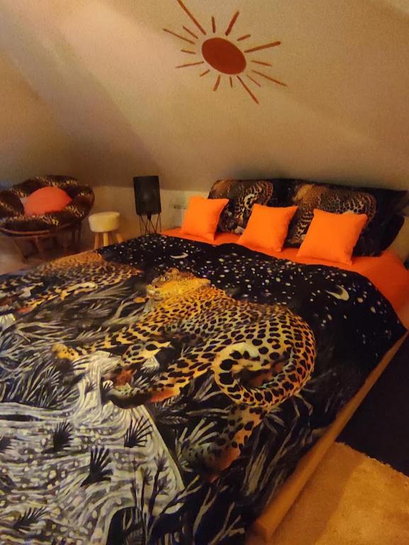 Łóżko lub łóżka w pokoju w obiekcie Pension Relax