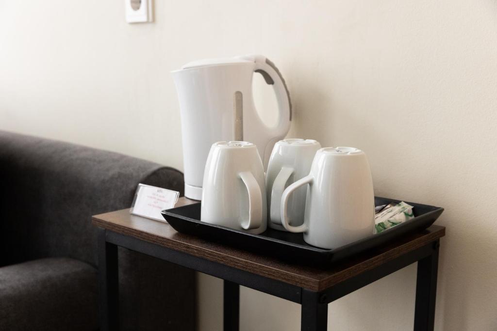 Facilități de preparat ceai și cafea la Pension a und a