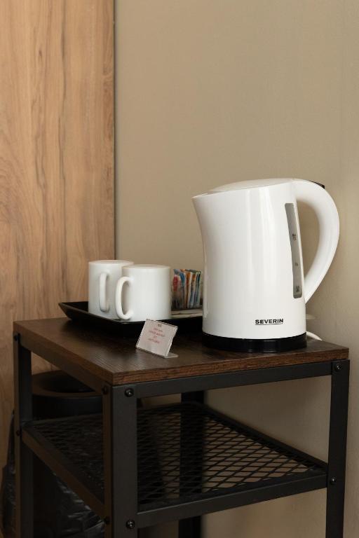 Facilități de preparat ceai și cafea la Pension a und a